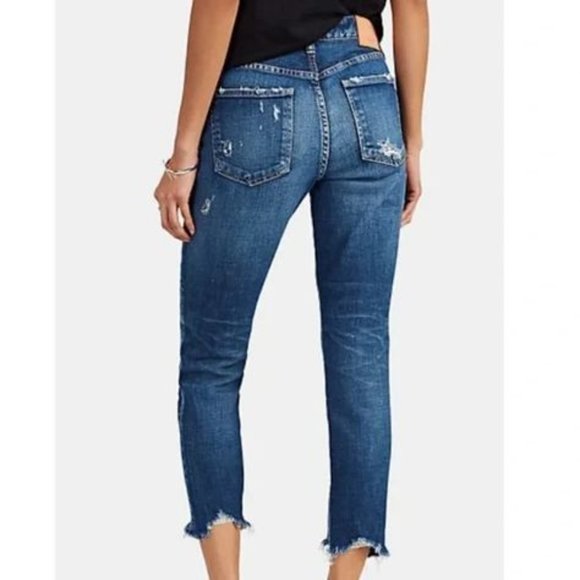 MOUSSY VINTAGE Glendele Distressed Mid-Rise Skinny Jeans NWT Size 24 - Picture 4 of 5